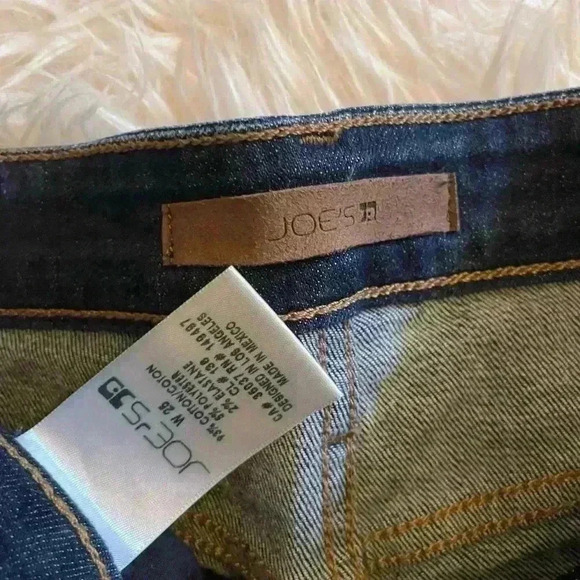 Joe’s Jeans High-Rise Skinny Jeans Dark Wash Sz 26 - Picture 3 of 5